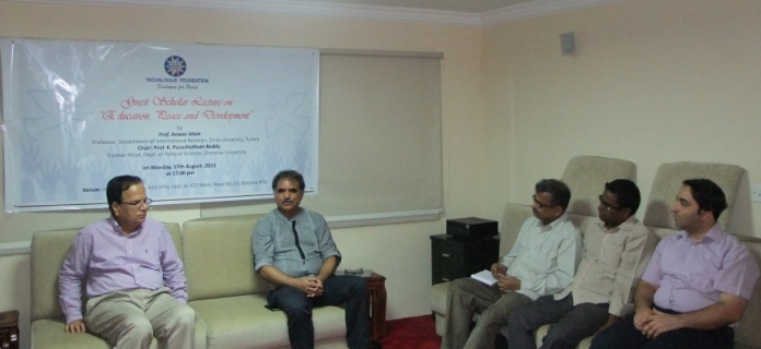 Guest Scholar lecture on “Education, Peace and Development”