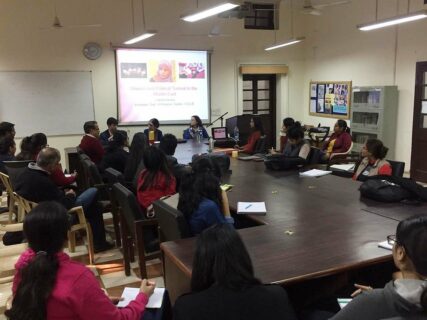 Prof Sophia Pandya delivers a lecture on Women and Political Turmoil in the Middle East