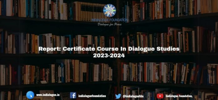 Report: Certificate Course in Dialogue Studies 2023-24